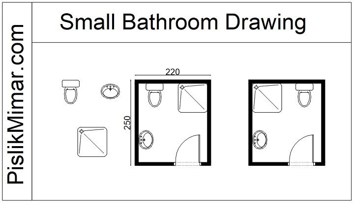 Small Bathroom Design CAD: Maximizing Space with Precision Layouts