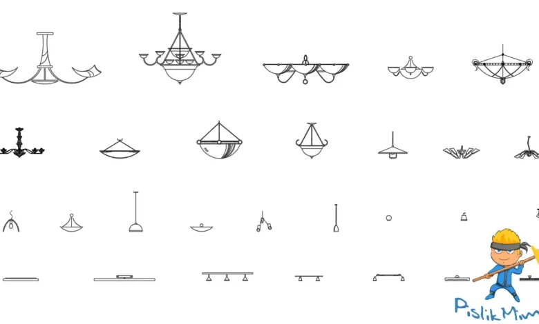 Interior Architecture – Ceiling Lighting Furnishings